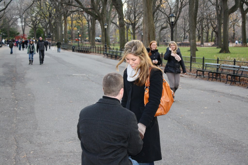 Engaged - Poet's Walk - December 4, 2010