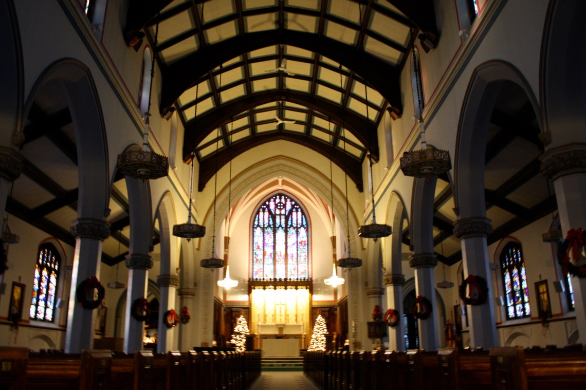 The alter at St. Catherine's