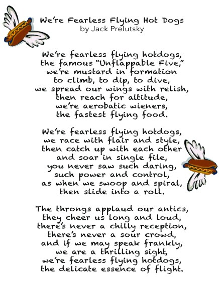 Fearless Flying hotdogs